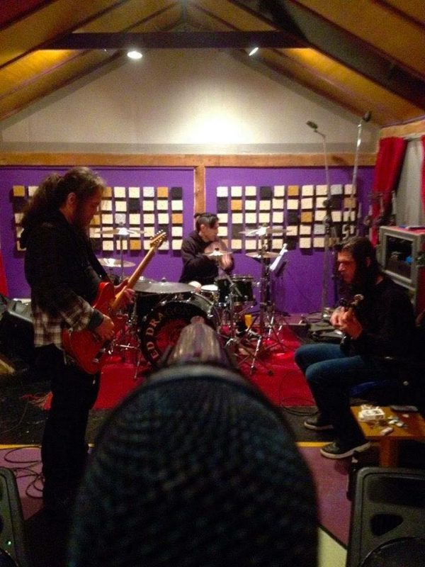 Tracking Red Dragon Cartel in the live room at Obscenic Arts - February 15, 2017