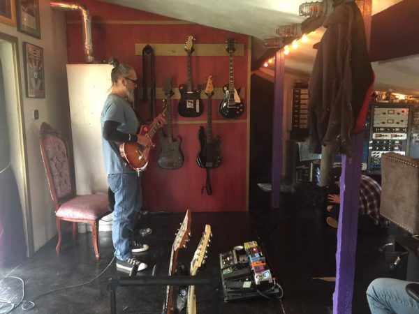 MachineGun Preacher at Obscenic Arts Recording Studio - November 2018