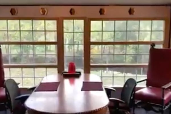 Video view from the window lounge at Obscenic Arts